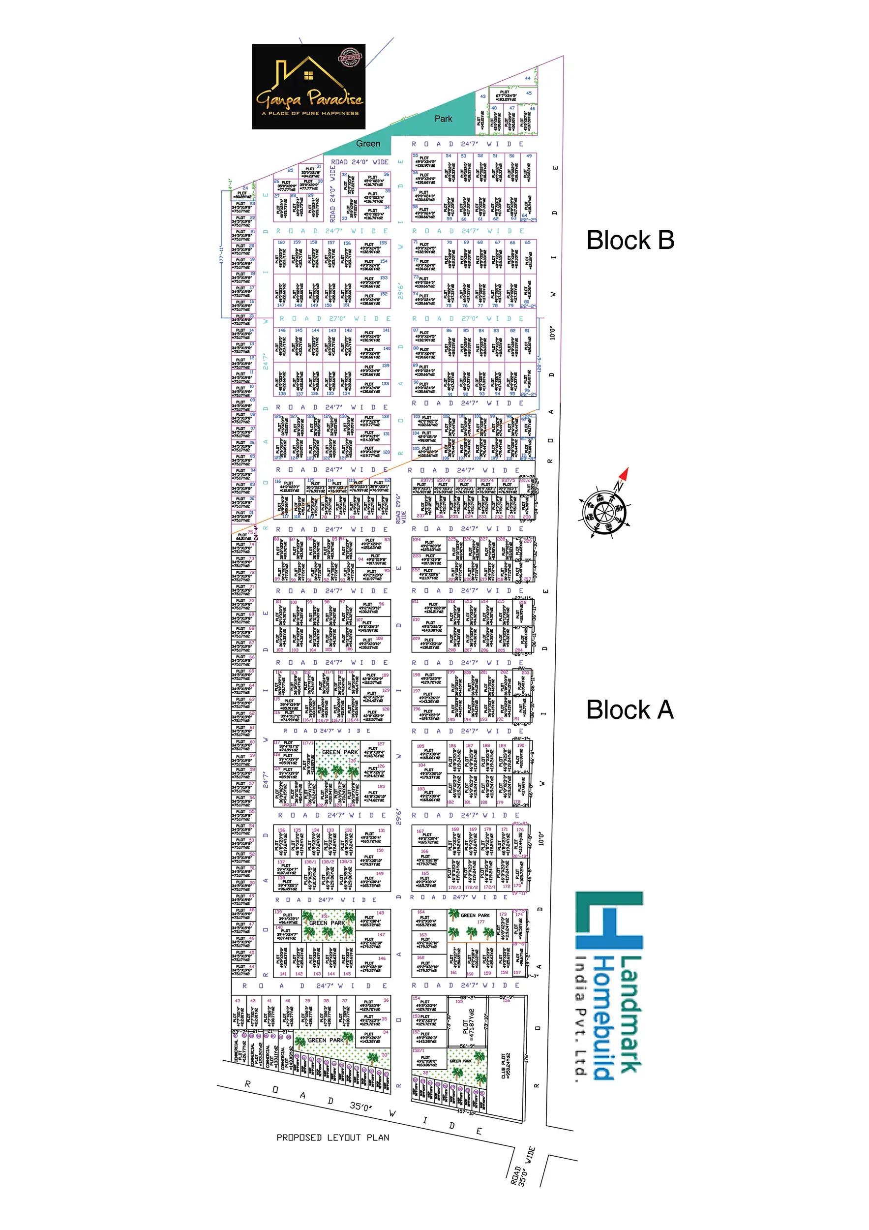 Master layout plan